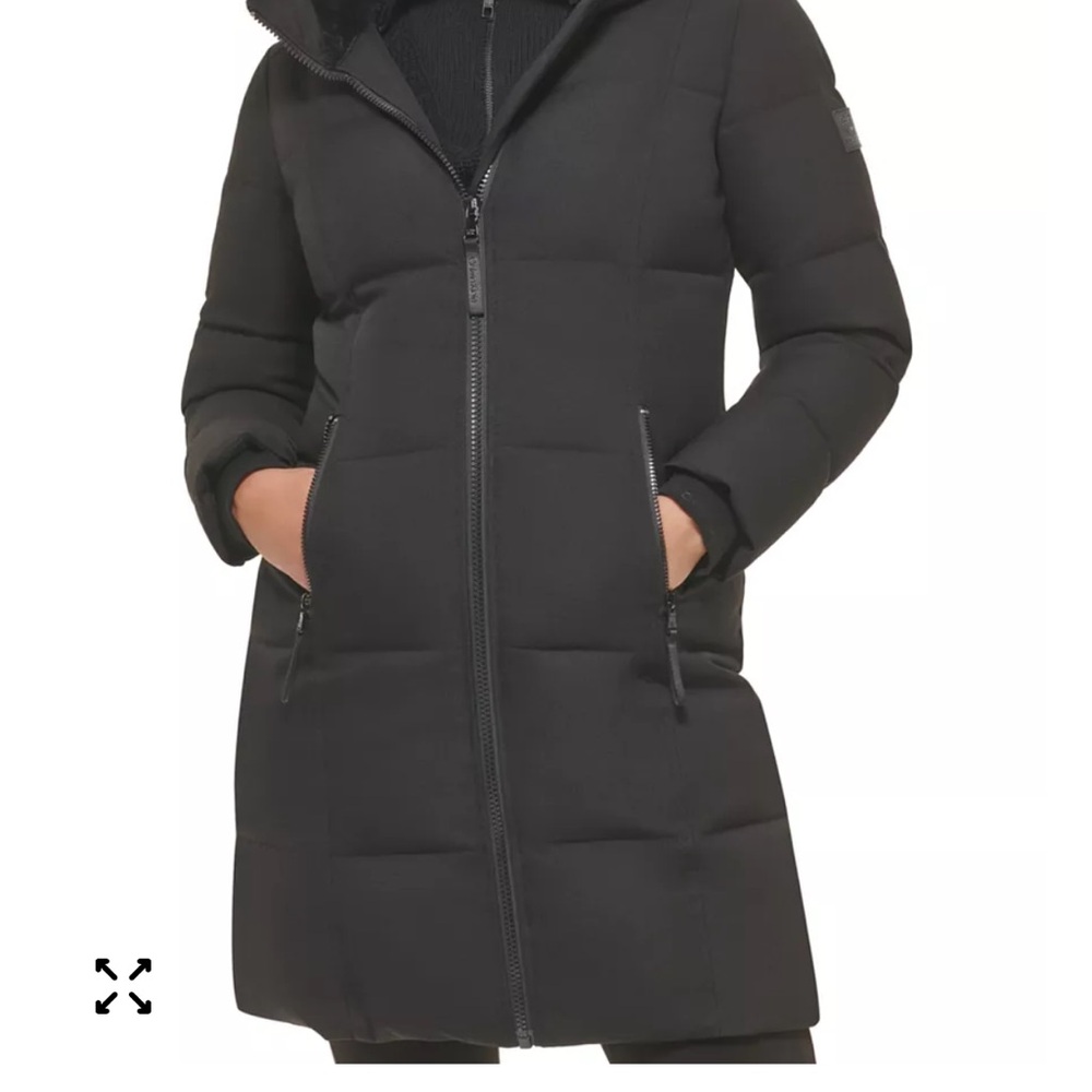 Calvin Klein Black Puffer Coat